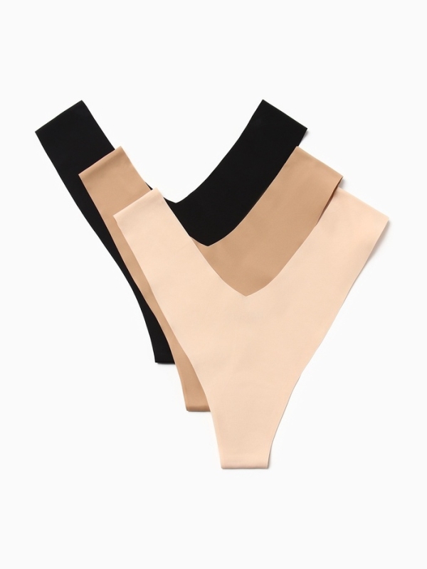 Набор бесшовных трусов бразильяно KAFTAN 3 шт, р-р 40-42