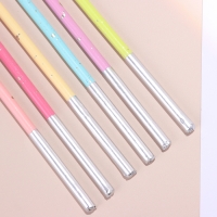 Набор свечей в торт, 6 штук "Исполнение желаний", 15 см, разноцветный