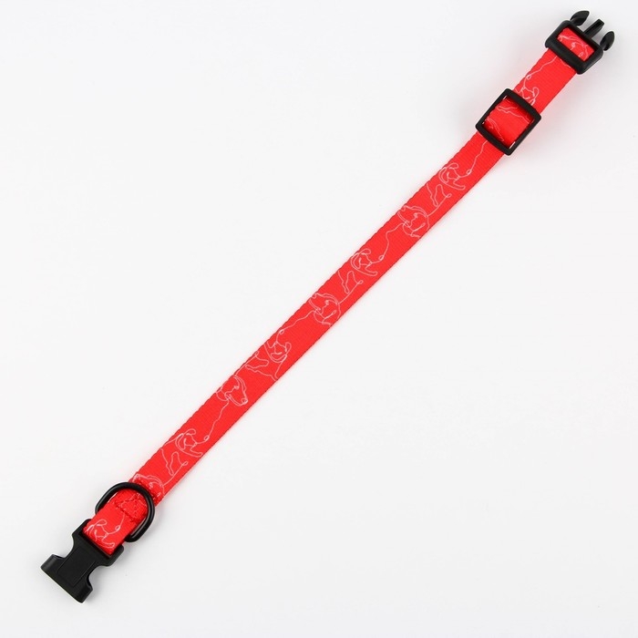 Ошейник One line, застёжка - фастекс, 2 см 25-40 см Ошейник One line, застёжка - фастекс, 2 см 25-40 см