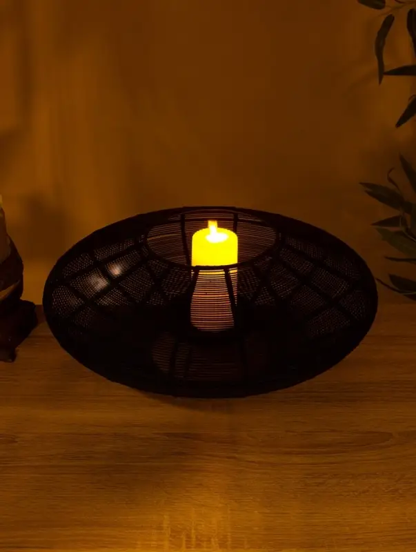 Подсвечник "Сеть" 38х38х15 см, металл