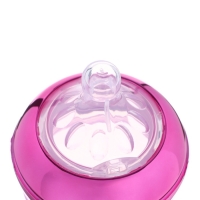 Бутылочка для кормления с наклейками &laquo;Baby&raquo; от 0 мес., 250 мл., цвет фиолетовый, M&B