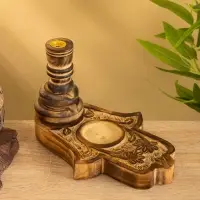 Подставка под благовония &laquo;Рука Фатимы&raquo;, 22 см, дерево