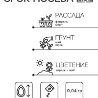 Семена комнатных цветов Гербера Джемсона "Cмесь окрасок", 0,04 г