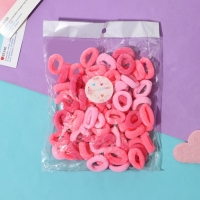 Резинка для волос "Махрушка" (набор 72 шт) 1,5 см, розовые оттенки Резинка для волос "Махрушка" (набор 72 шт) 1,5 см, розовые оттенки