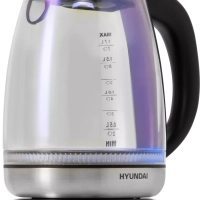 Чайник HYK-G8800 1.7л. 2200Вт серебристый