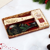 Подарочный набор новогодний «Счастливого Нового года»: подставка под ложку, лопатка Подарочный набор новогодний «Счастливого Нового года»: подставка под ложку, лопатка