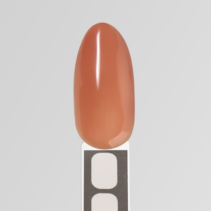 База камуфлирующая для ногтей, 3-х фазная, 8мл, LED/UV, цвет тёмно-персиковый (003)
