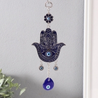 Подвеска от сглаза "Рука Фатимы с лотосом" 9х22 см Подвеска от сглаза "Рука Фатимы с лотосом" 9х22 см