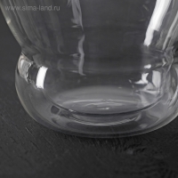 Стакан стеклянный с двойными стенками &laquo;Поль. Дуо волнистый&raquo;, 250 мл