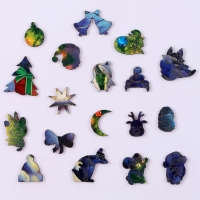 Пазл деревянный фигурный на новый год &laquo;Ночная новогодняя сказка&raquo;, 145 элементов