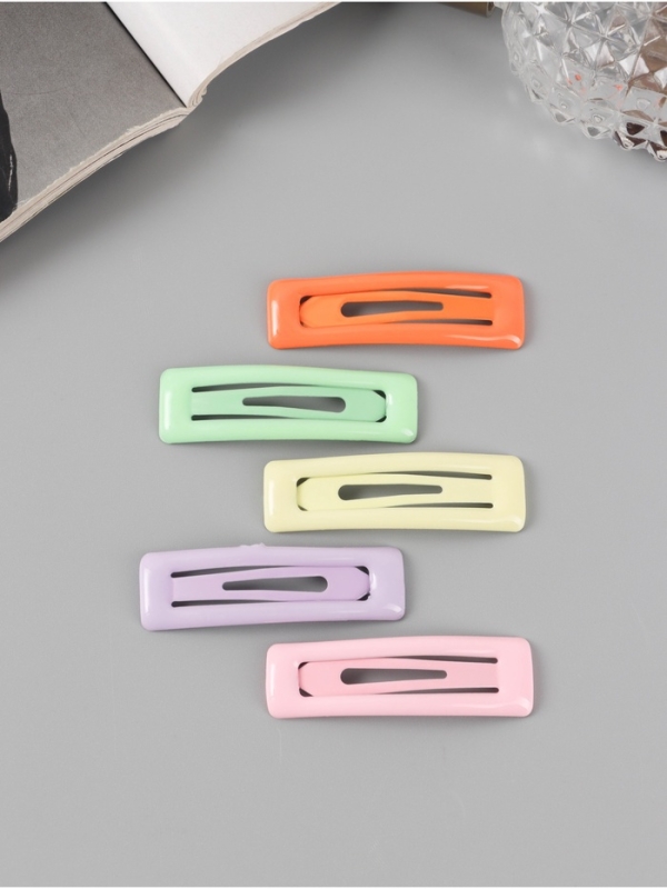 Невидимка для волос Невидимка для волос "Милен" (набор 5 шт) нежность, 5 см, микс