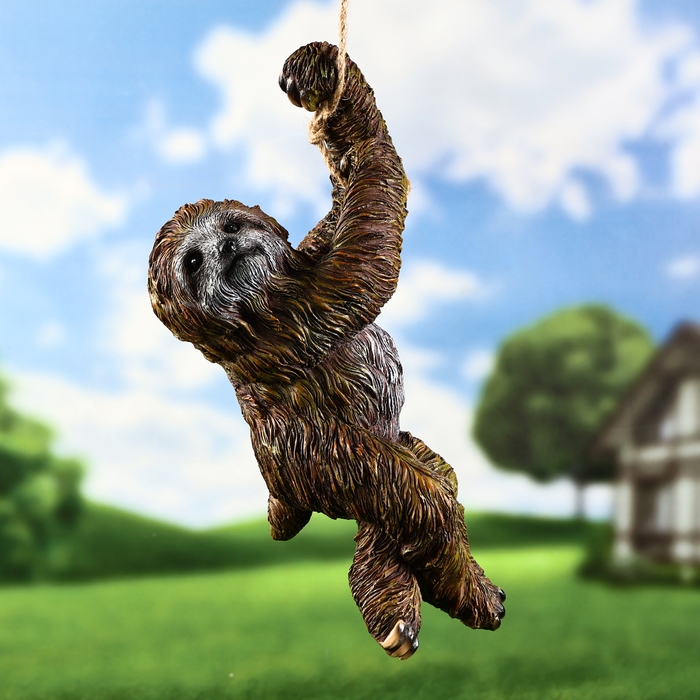 Подвесной декор "Ленивец" 10х15х32см