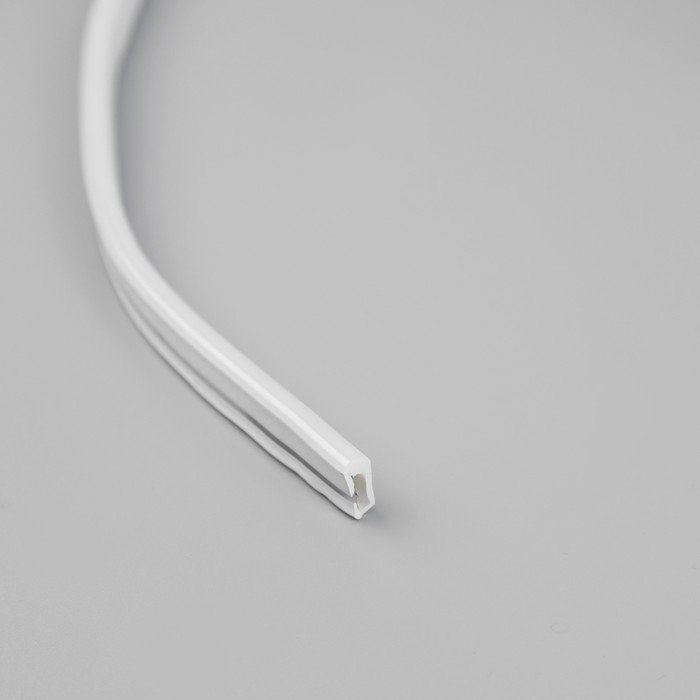 Гибкий неон Luazon Lighting 6 &times; 12 мм, IP65, 50 м, SMD2835, 120 LED/м, 12 В, свечение белое