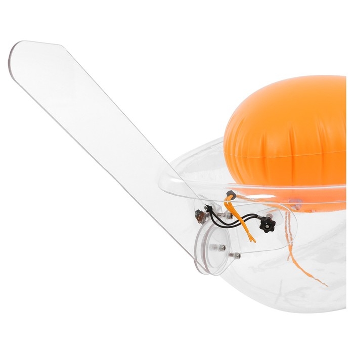 Каяк KELPIE, прозрачный, 1-местный, 245х75х30 см