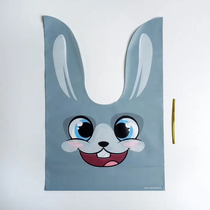 Мешок подарочный &laquo;Зайчик&raquo;, 21 х 16.5 см