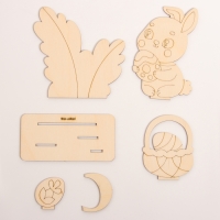 Заготовки для творчества. Роспись по дереву &laquo;Зайчик&raquo;