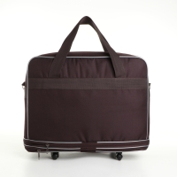 Сумка дорожная 20" на колёсах, отдел на молнии, с увеличением, наружный карман, длинный ремень, цвет коричневый Сумка дорожная 20" на колёсах, отдел на молнии, с увеличением, наружный карман, длинный ремень, цвет коричневый