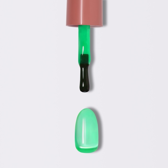 Гель лак для ногтей &laquo;STAINED GLASS&raquo;, 3-х фазный, 10 мл, LED/UV, цвет (74)