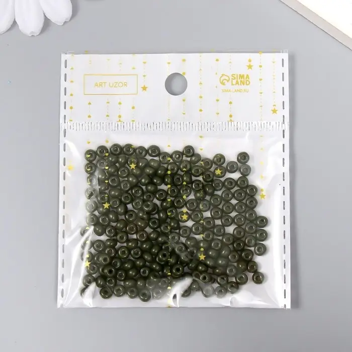 Бисер стекло 6/0 "Маренго" 15 гр