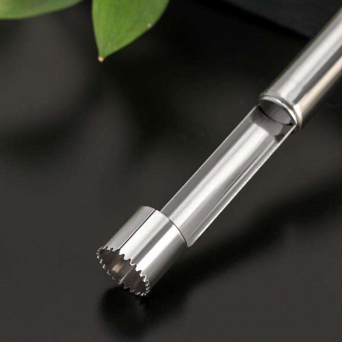 Нож для сердцевины Доляна &laquo;Металлик&raquo;, 21 см, цвет серебристый