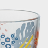 Стакан низкий стеклянный &laquo;Тропики&raquo;, 250 мл, МИКС