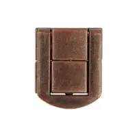 Замок-защелка на ящик ZM01, 2.5&times;2 см, цвет медь