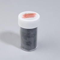 Фольга для ногтей &laquo;Гипюр&raquo;, с рисунком, 4&times;50 см, в пластиковом футляре, чёрная