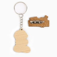 Подарочный новогодний набор &laquo;Новый год: Где мои подарки?&raquo; значок и брелок