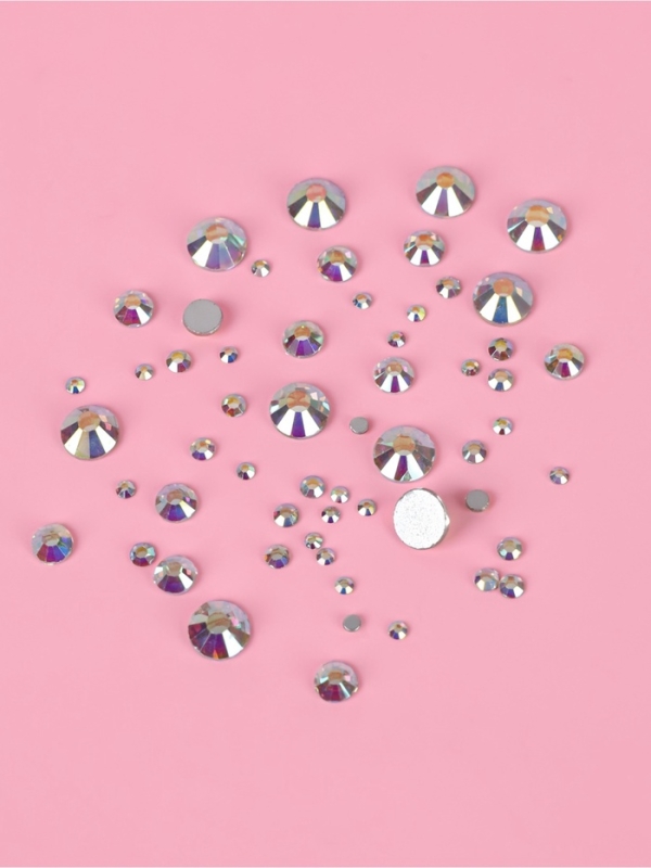 Стразы холод.фикс. SS4-SS20(наб 400шт цена за наб) серебряный АВ АУ