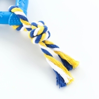 Игрушка "Сердечко с канатом", 7 см, голубое