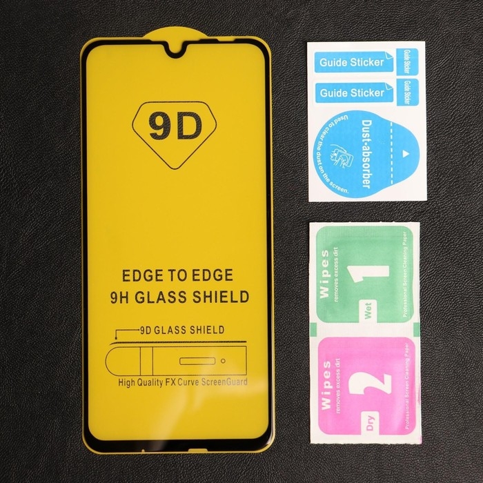 Защитное стекло 9D Luazon для Honor 10 lite, полный клей, 0.33 мм, 9Н, черное Защитное стекло 9D Luazon для Honor 10 lite, полный клей, 0.33 мм, 9Н, черное