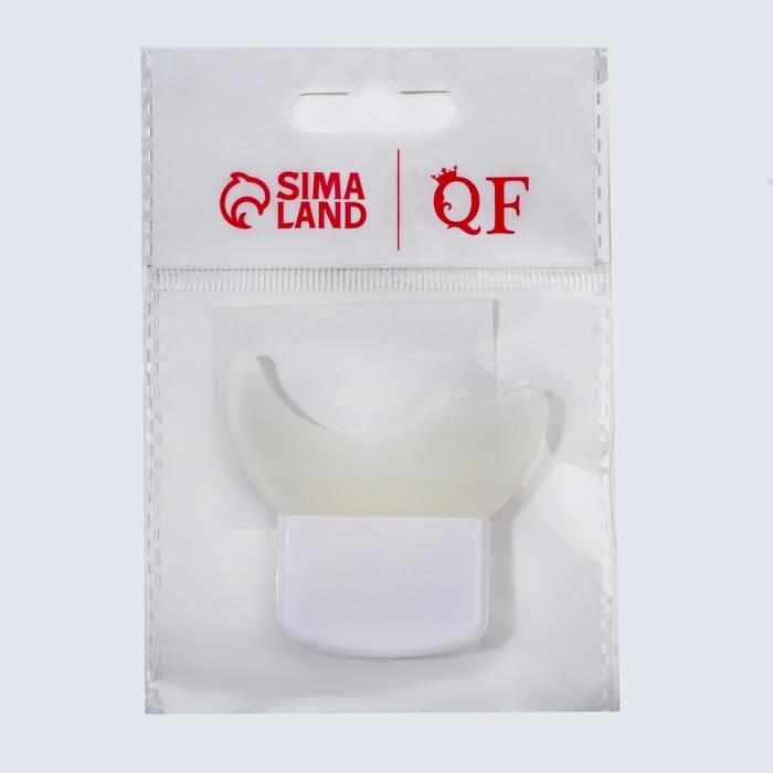 Трафарет для макияжа, силиконовый, 5,7 &times; 5,5 &times; 0,5 см, цвет белый