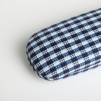 Футляр для очков на хлопушке, длина 16 см, цвет синий Футляр для очков на хлопушке, длина 16 см, цвет синий