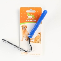 Расчёска "Лапки" изогнутая, 10,5 х 15 см, синяя Расчёска "Лапки" изогнутая, 10,5 х 15 см, синяя