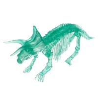 3D пазл &laquo;Трицератопс&raquo;, кристаллический, 10 деталей