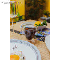 Кружка стеклянная с двойными стенками Magistro &laquo;Сердце&raquo;, 250 мл