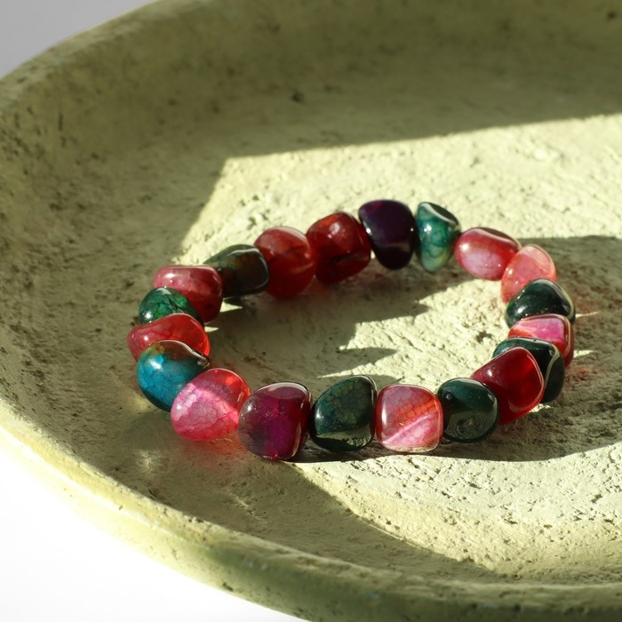 Браслет галтовка обработанная &laquo;Агат&raquo;