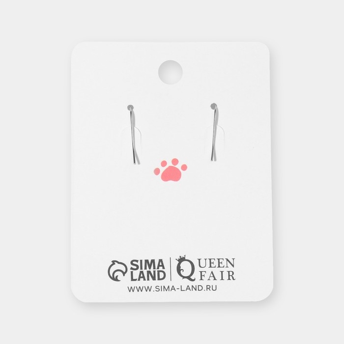 Новый год! Серьги &laquo;Новогодние&raquo; пингвин в колпаке, цветные в серебре