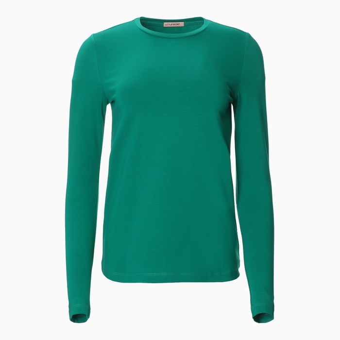 Лонгслив женский, цвет тёмно-зелёный, размер M (44)