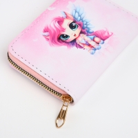 Кошелёк детский на молнии &laquo;Выбражулька&raquo;, цвет розовый