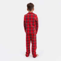 Пижама детская KAFTAN "Клетка" р.28 (86-92) Пижама детская KAFTAN "Клетка" р.28 (86-92)