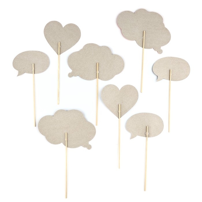 Набор фотобутафории "С НГ короч", 8 предм., 20 х 30 см