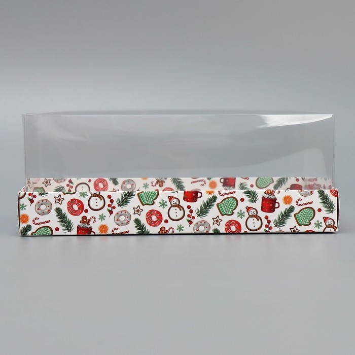 Коробка для десерта &laquo;Печеньки&raquo;, 22 х 8 х 13.5 см, Новый год