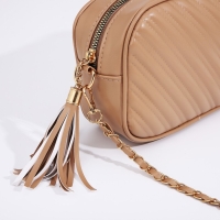 Сумка кросс-боди на молнии, цвет бежевый Сумка кросс-боди на молнии, цвет бежевый