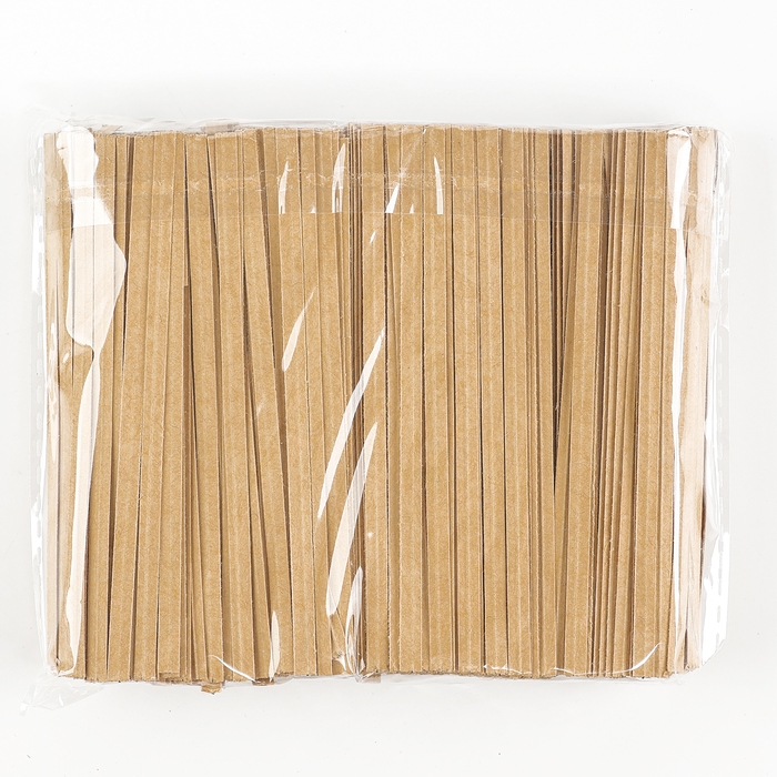 Клип лента, набор 800 шт., длина 1 шт. &mdash; 10 см, цвет бежевый