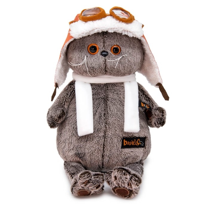 Мягкая игрушка &laquo;Басик в шлеме и шарфе&raquo;, 19 см