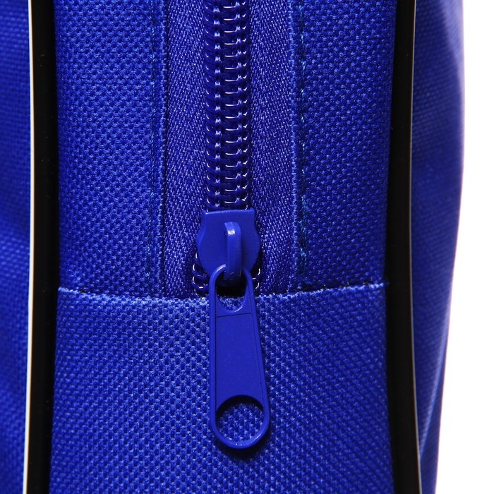 Папка с ручками текстильная А4, 350 х 270 х 70 мм, Calligrata "Офис", внутренний карман, синяя