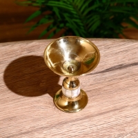 Подсвечник "Мирр" латунь, перламутр 9 см Подсвечник "Мирр" латунь, перламутр 9 см