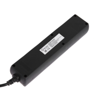 Сетевой фильтр 5bites SP4B-218 4S, 4 розетки, 1.8 м, 10 А, 3х0.75 мм2, с выкл., черный