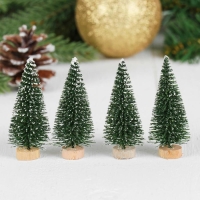 Миниатюра кукольная &laquo;Ёлочка&raquo;, набор 4 шт., размер 1 шт: 6,5 &times; 3 см